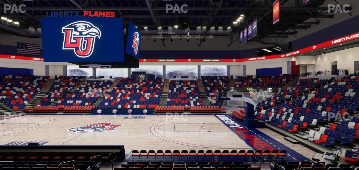 Liberty Arena - Section 2 Seat View