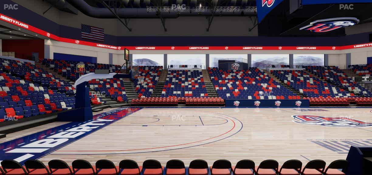 Liberty Arena - Section 4 Seat View