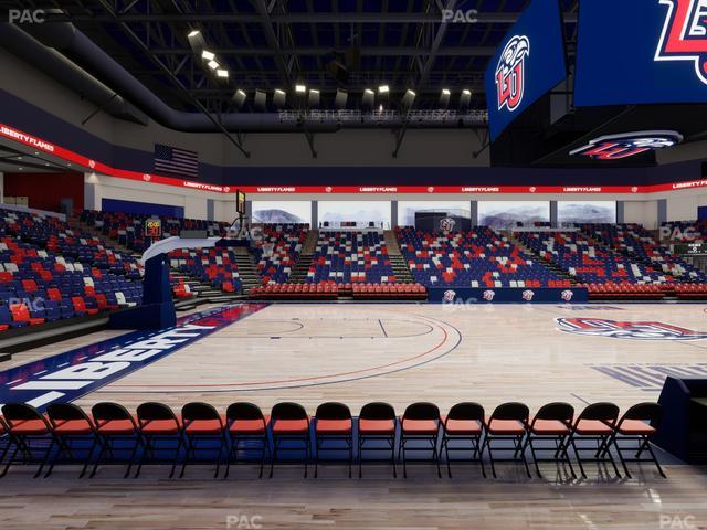 Liberty Arena - Section 4 Seat View