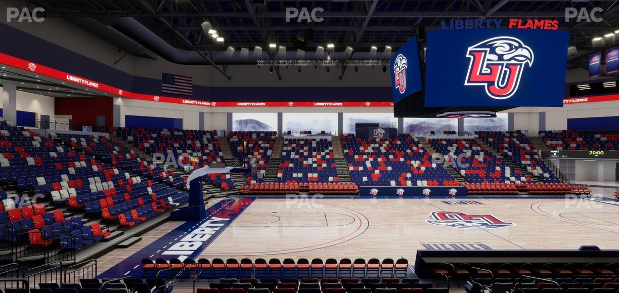 Liberty Arena - Section 4 Seat View