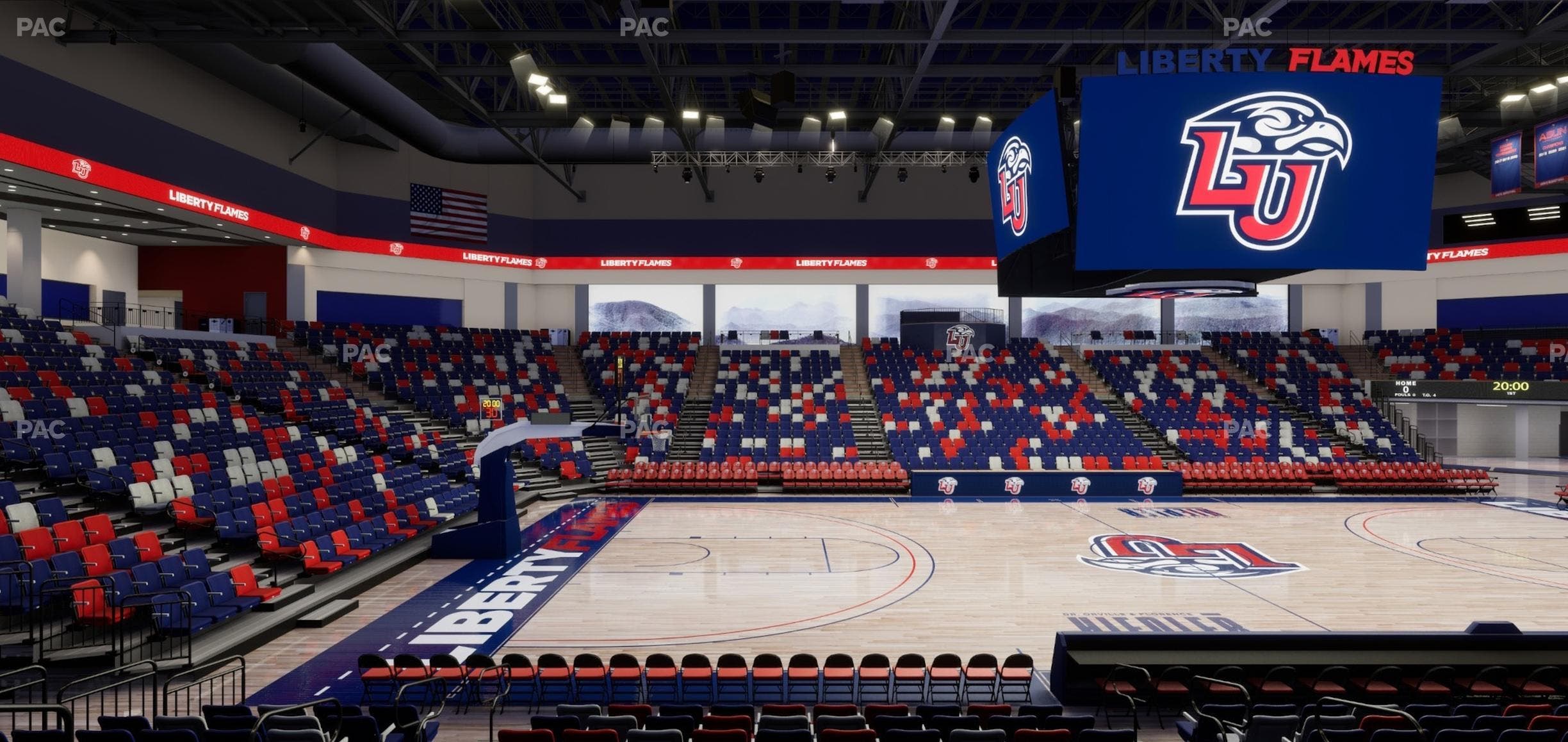 Liberty Arena - Section 4 Seat View