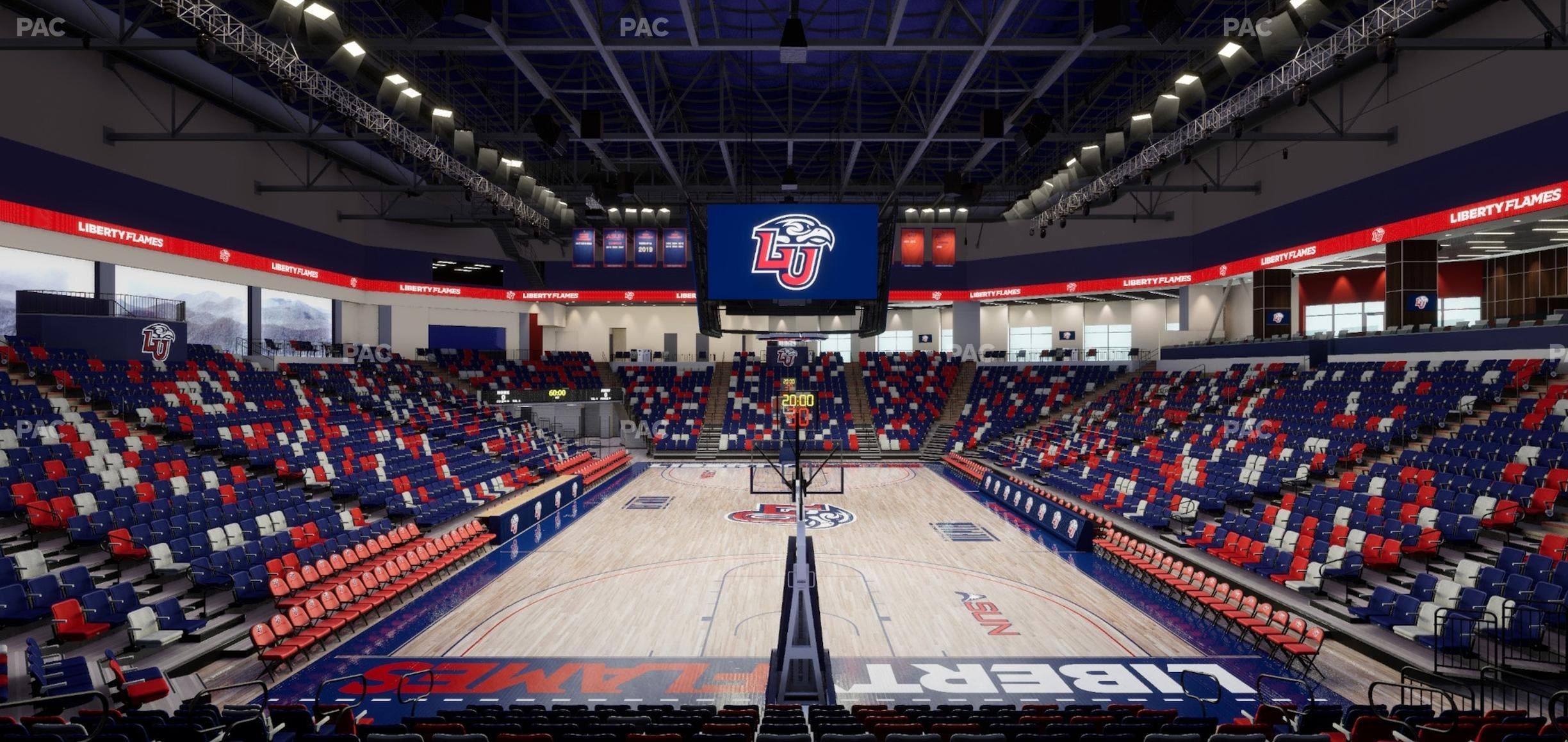 Liberty Arena - Section 8 Seat View
