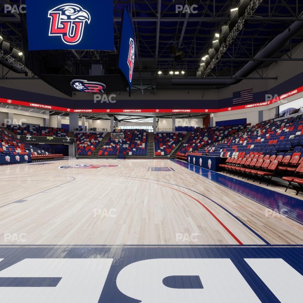 Liberty Arena - Section Courtside B Seat View
