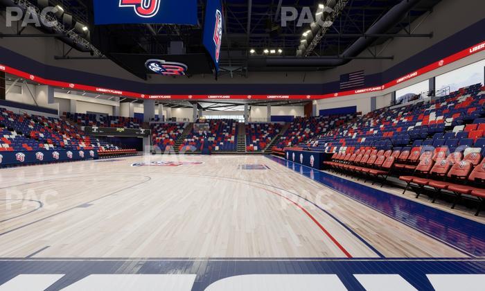 Liberty Arena - Section Courtside B Seat View