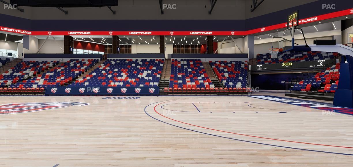 Liberty Arena - Section Courtside Seat View