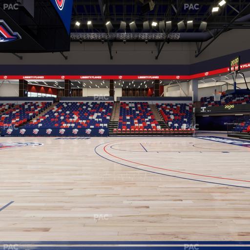 Liberty Arena - Section Courtside Seat View