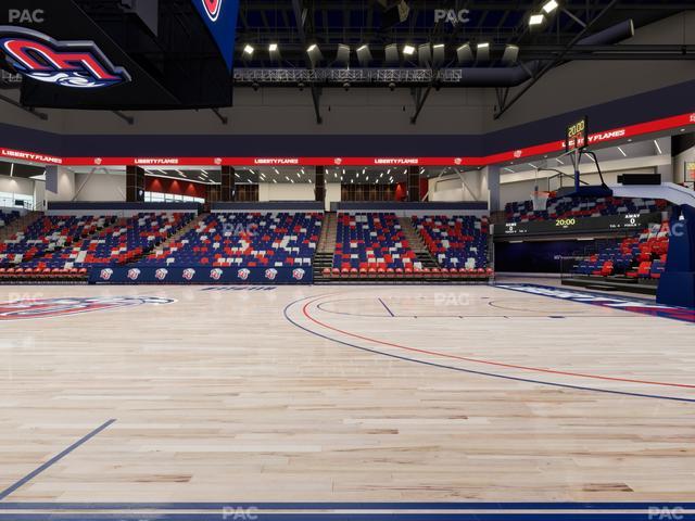 Liberty Arena - Section Courtside Seat View