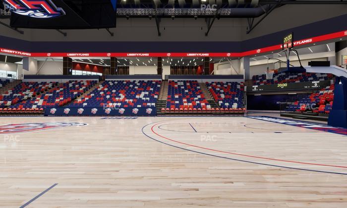 Liberty Arena - Section Courtside Seat View