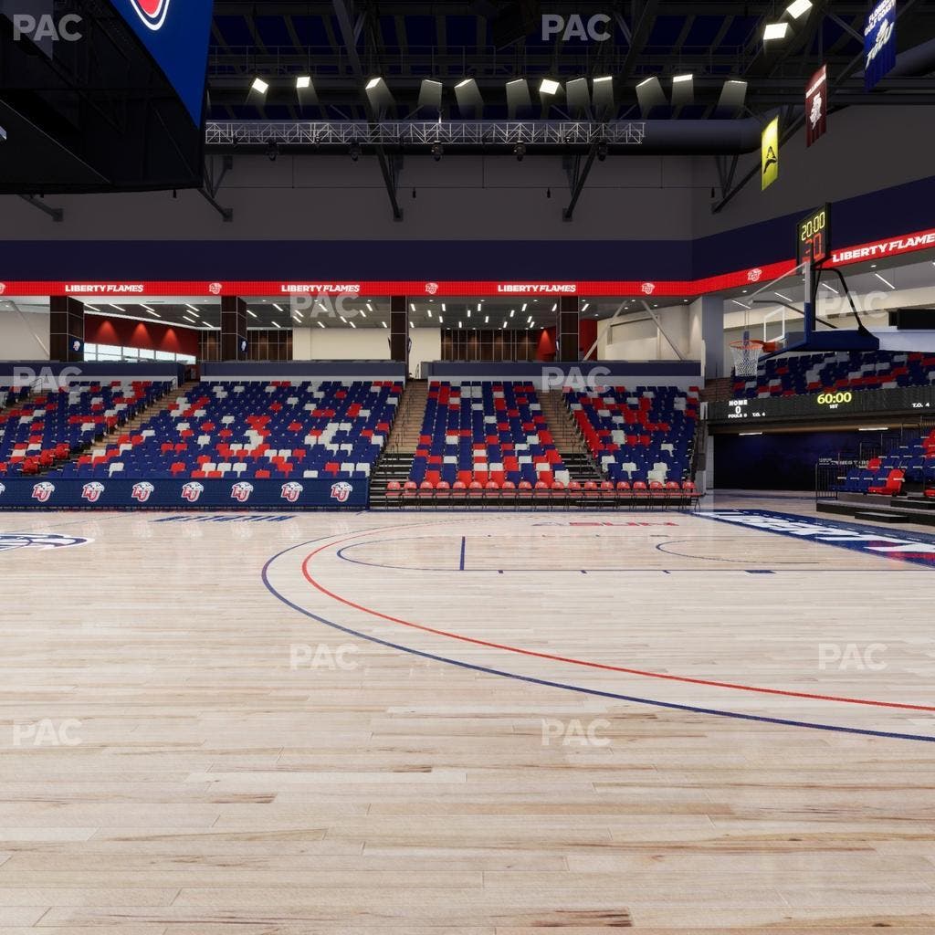Liberty Arena - Section Courtside Seat View