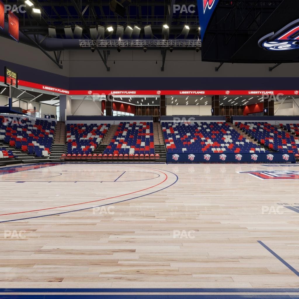 Liberty Arena - Section Courtside Seat View