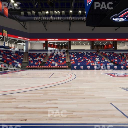 Liberty Arena - Section Courtside Seat View