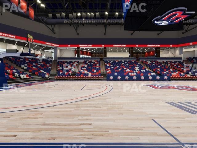 Liberty Arena - Section Courtside Seat View