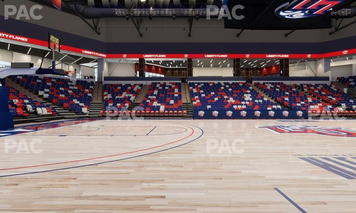 Liberty Arena - Section Courtside Seat View