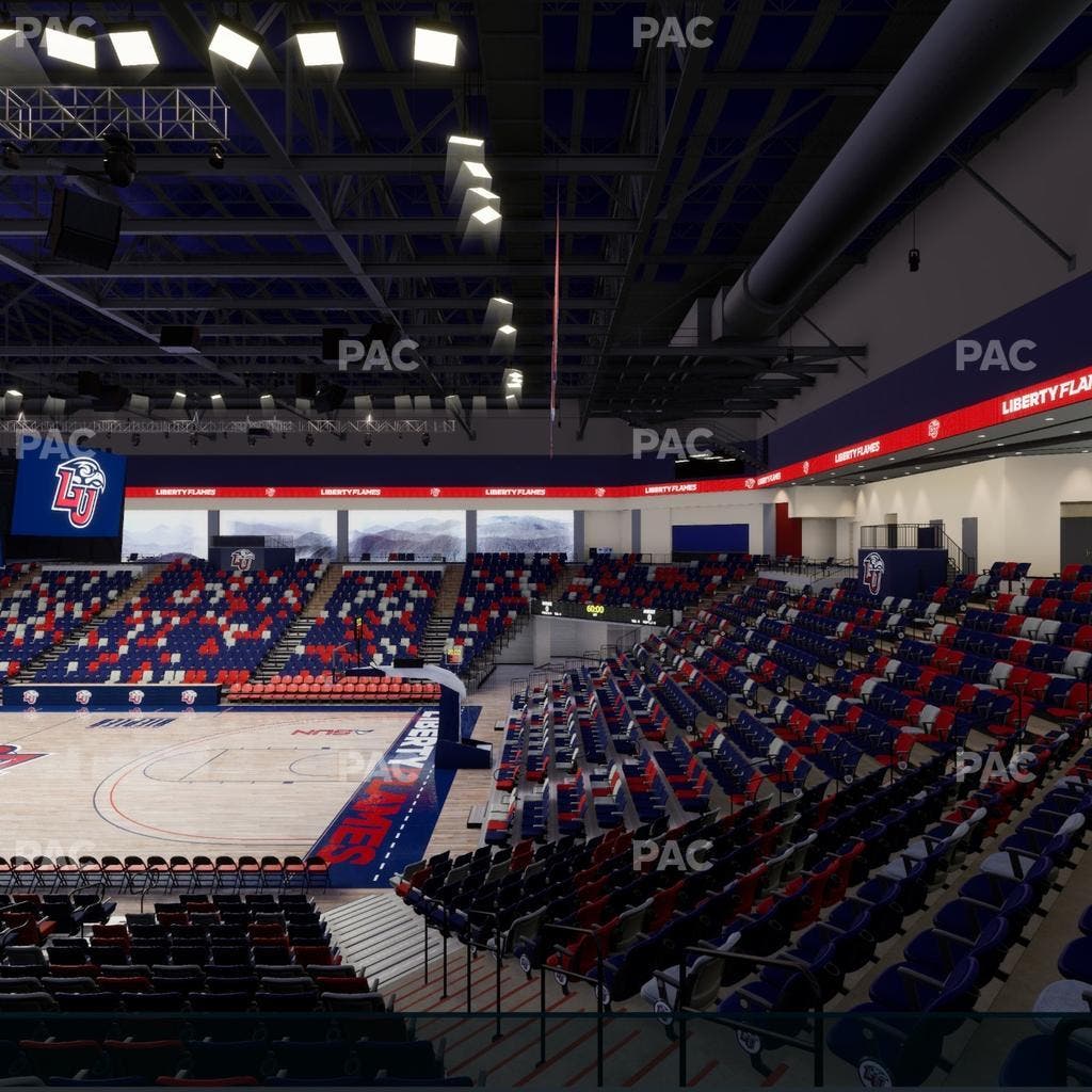 Liberty Arena - Section Loge Box 1 Seat View