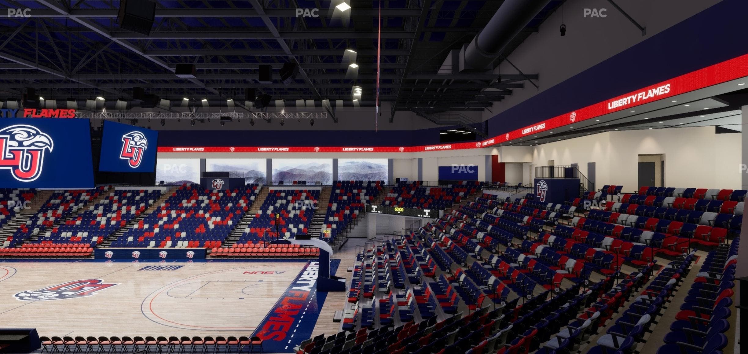 Liberty Arena - Section Loge Box 1 Seat View