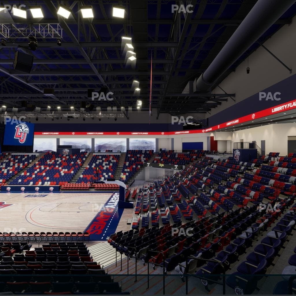 Liberty Arena - Section Loge Box 1 Seat View