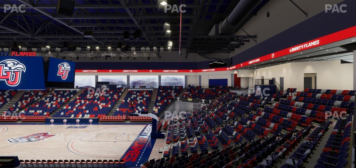 Liberty Arena - Section Loge Box 1 Seat View