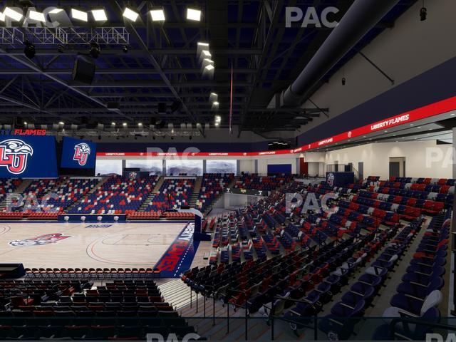 Liberty Arena - Section Loge Box 1 Seat View