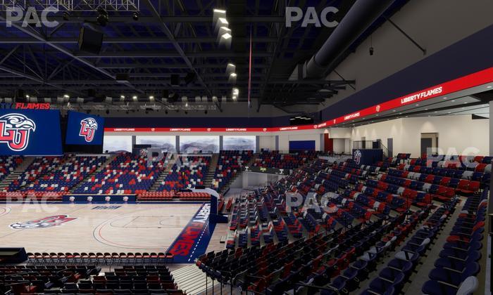 Liberty Arena - Section Loge Box 1 Seat View