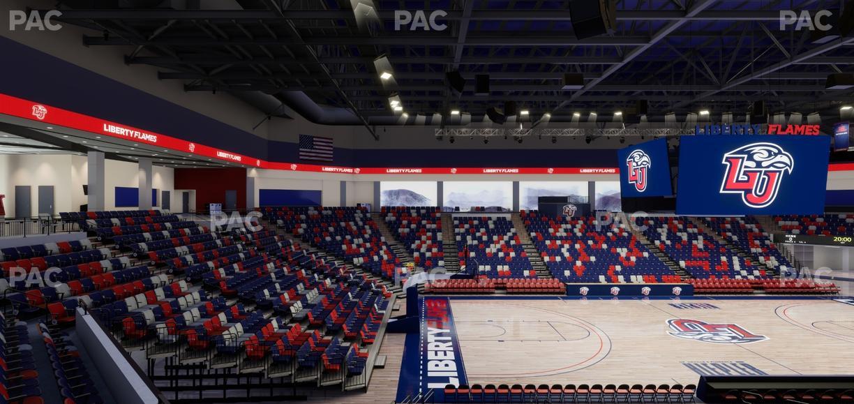 Liberty Arena - Section Loge Box 10 Seat View