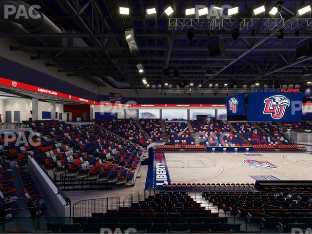 Liberty Arena - Section Loge Box 10 Seat View