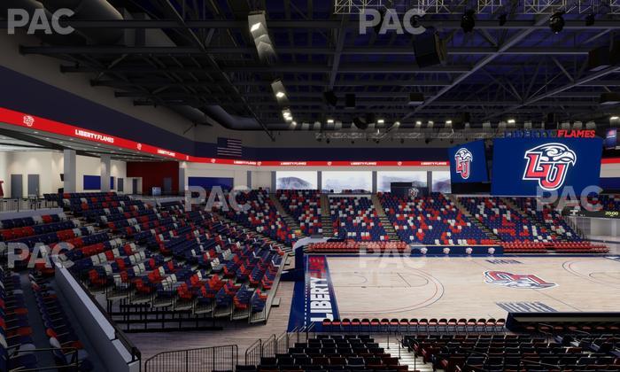 Liberty Arena - Section Loge Box 10 Seat View