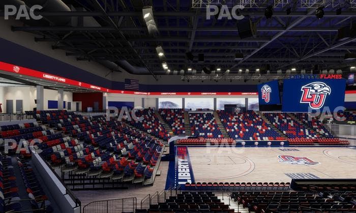 Liberty Arena - Section Loge Box 10 Seat View