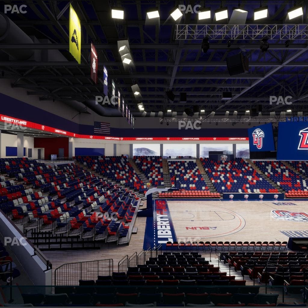 Liberty Arena - Section Loge Box 10 Seat View