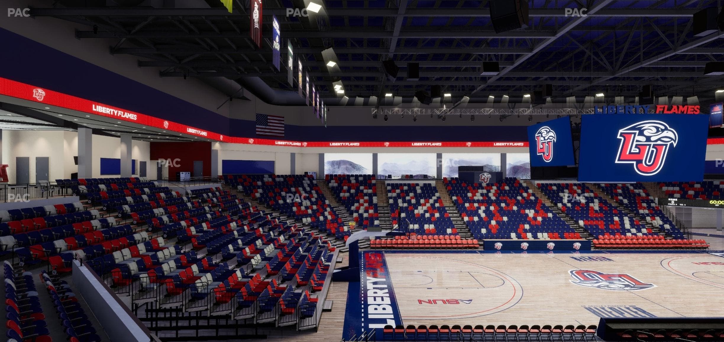 Liberty Arena - Section Loge Box 10 Seat View
