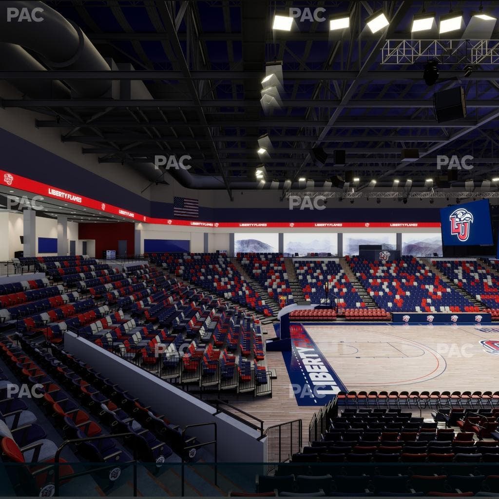 Liberty Arena - Section Loge Box 11 Seat View