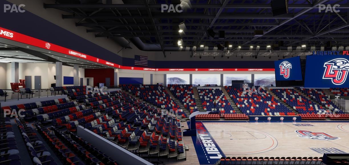 Liberty Arena - Section Loge Box 11 Seat View