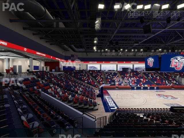 Liberty Arena - Section Loge Box 11 Seat View