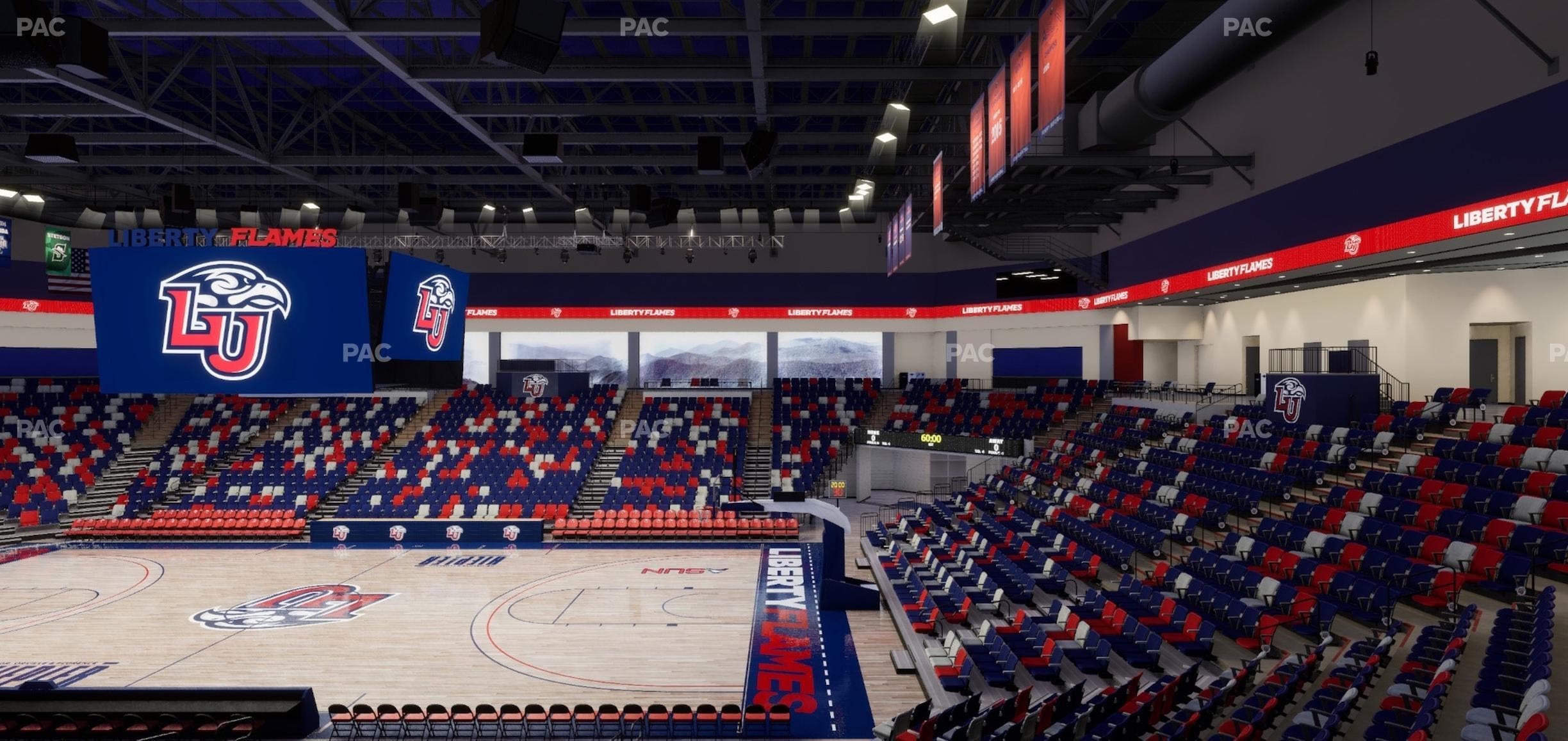 Liberty Arena - Section Loge Box 2 Seat View