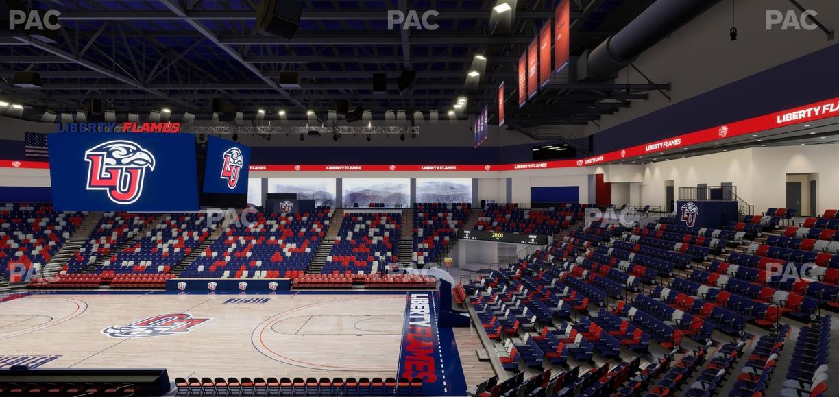 Liberty Arena - Section Loge Box 2 Seat View