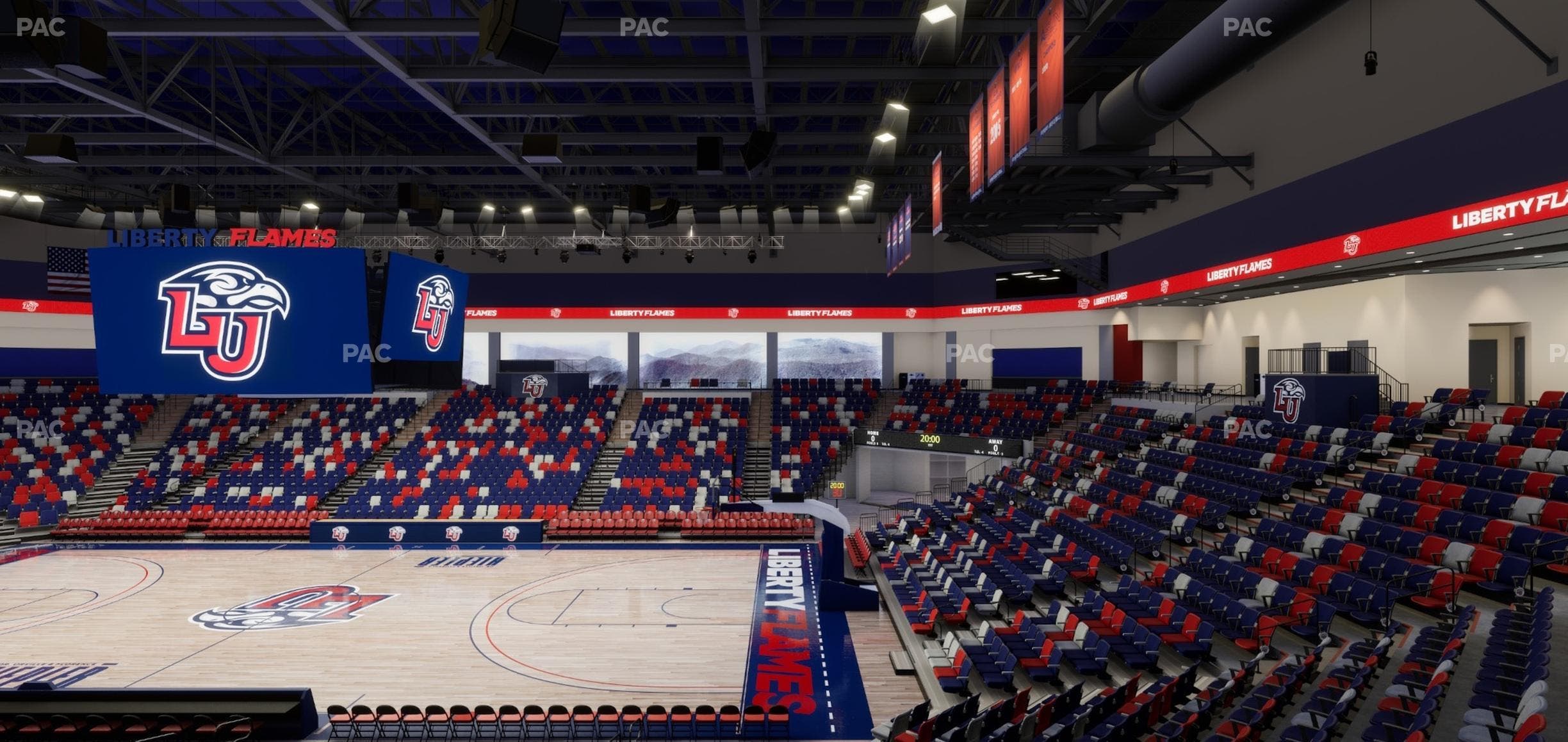 Liberty Arena - Section Loge Box 2 Seat View