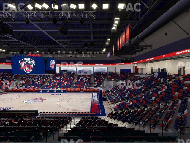 Liberty Arena - Section Loge Box 2 Seat View