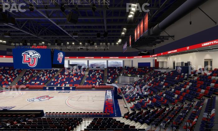 Liberty Arena - Section Loge Box 2 Seat View