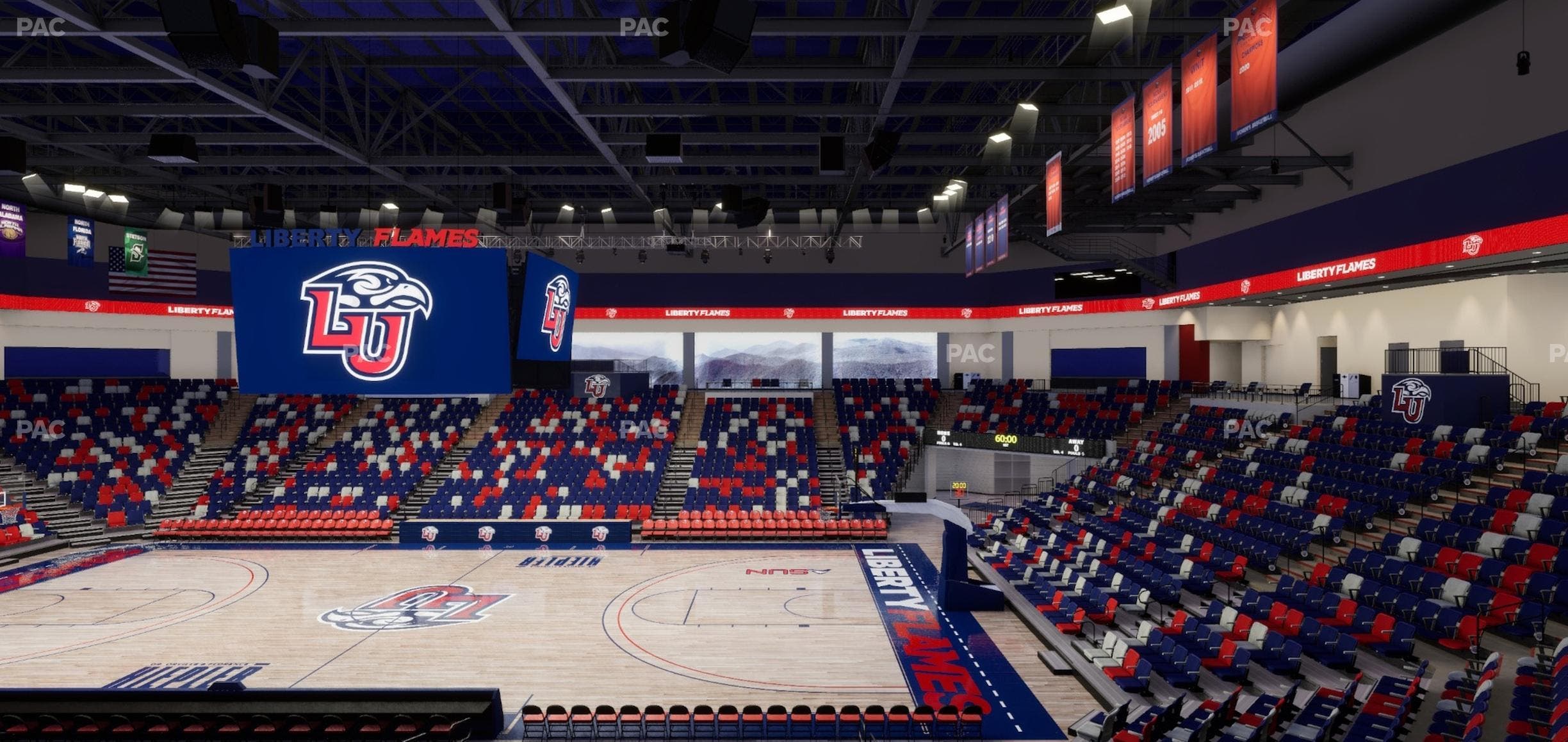 Liberty Arena - Section Loge Box 3 Seat View