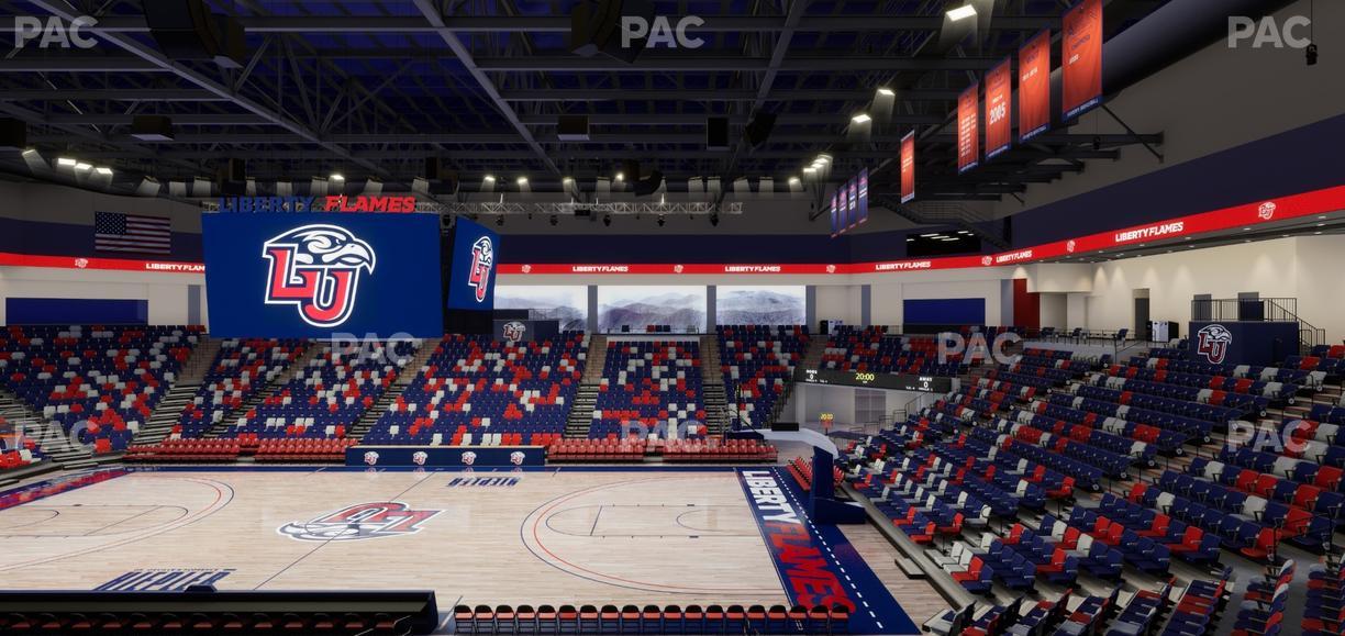 Liberty Arena - Section Loge Box 3 Seat View