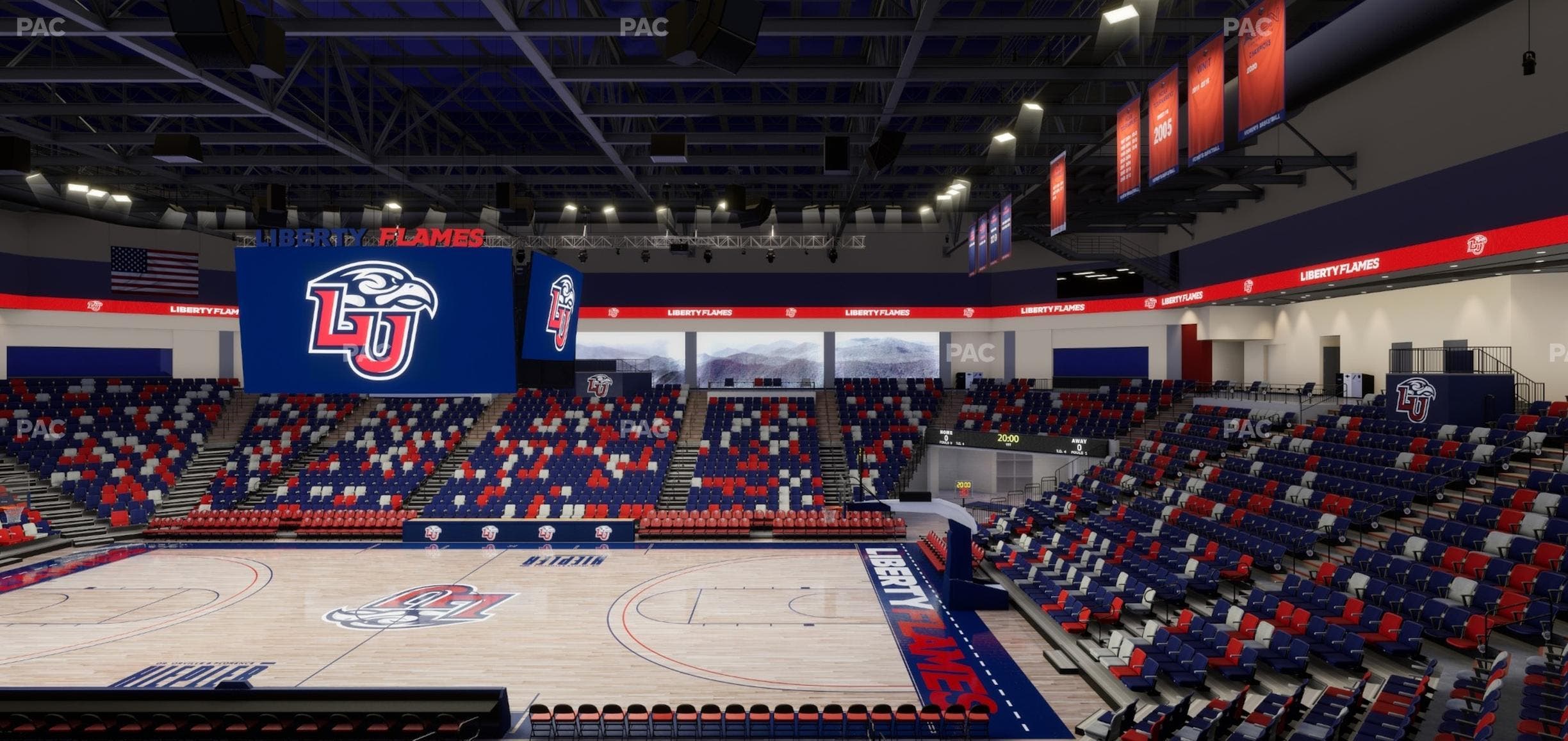 Liberty Arena - Section Loge Box 3 Seat View