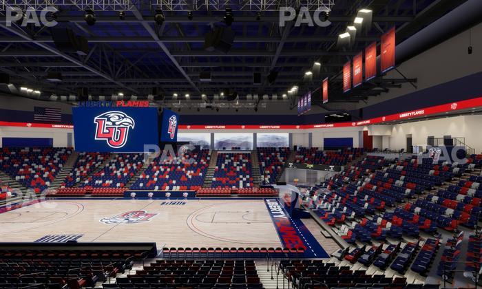 Liberty Arena - Section Loge Box 3 Seat View