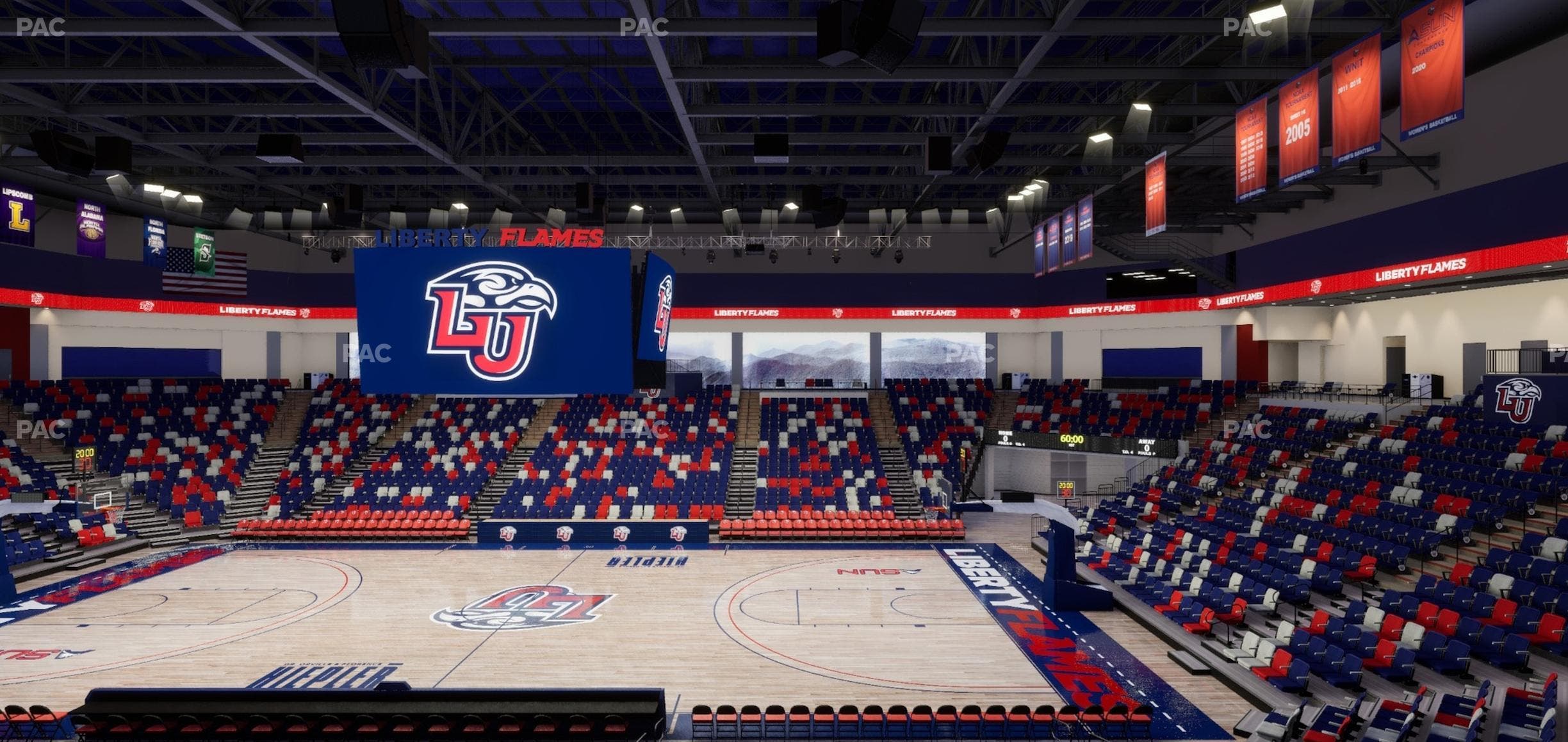 Liberty Arena - Section Loge Box 4 Seat View