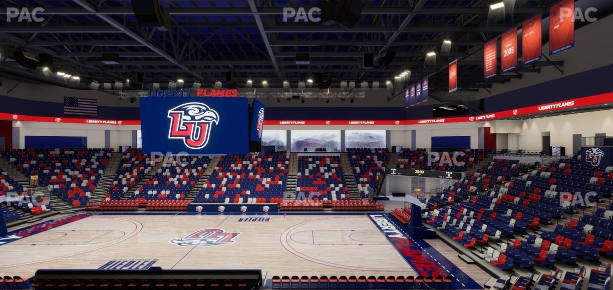 Liberty Arena - Section Loge Box 4 Seat View