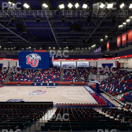 Liberty Arena - Section Loge Box 4 Seat View
