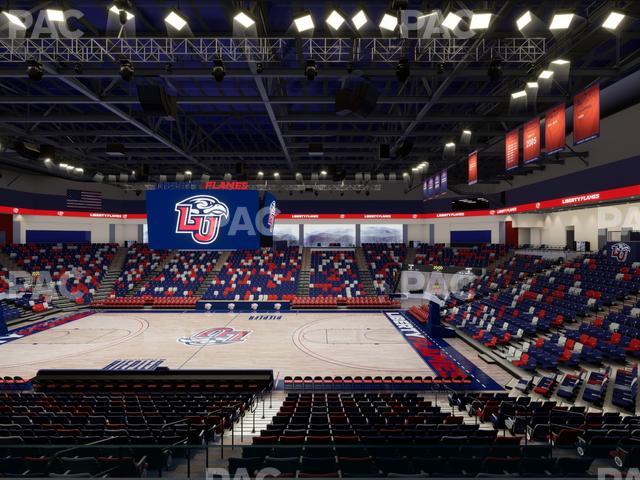 Liberty Arena - Section Loge Box 4 Seat View