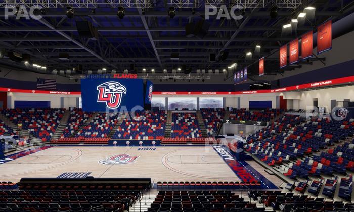 Liberty Arena - Section Loge Box 4 Seat View