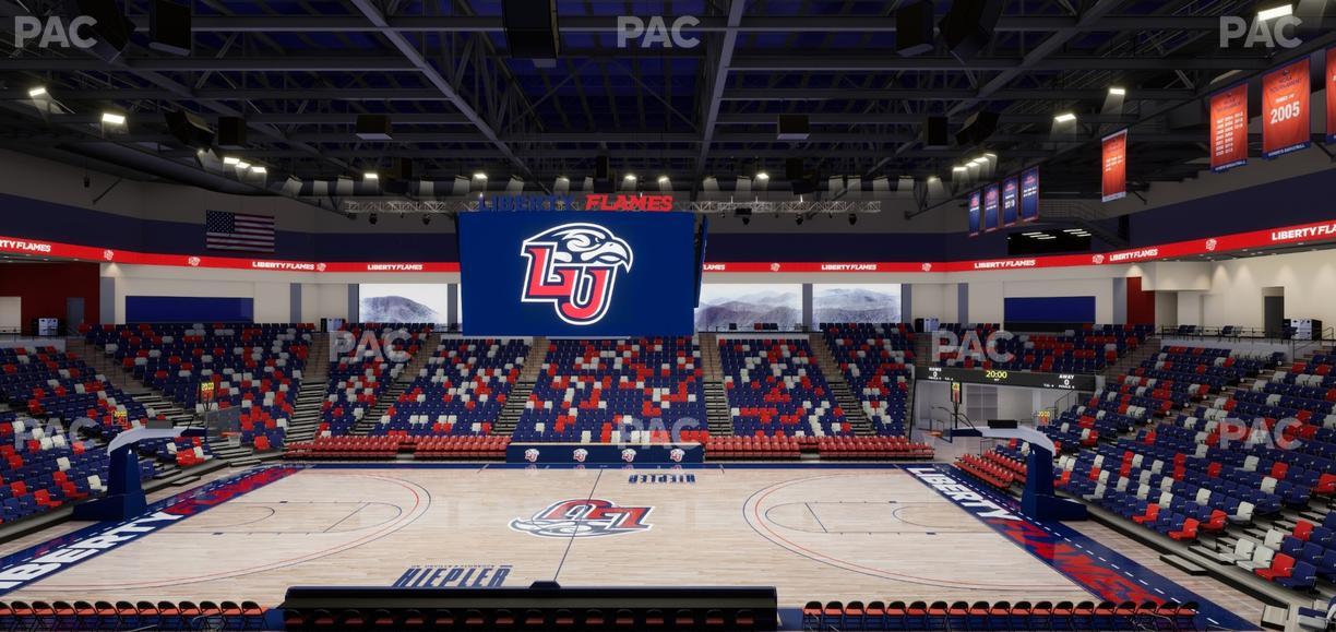 Liberty Arena - Section Loge Box 5 Seat View