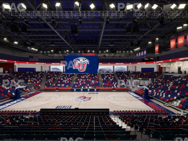 Liberty Arena - Section Loge Box 5 Seat View