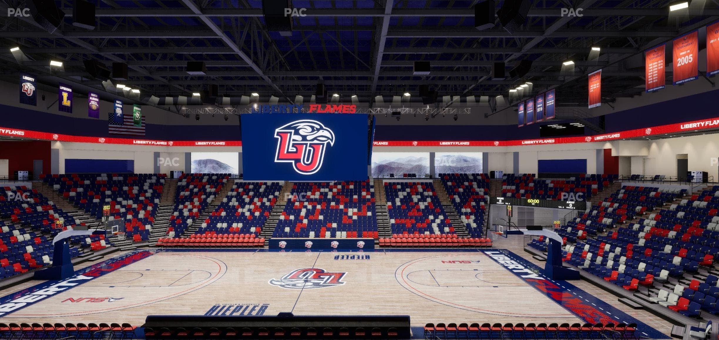 Liberty Arena - Section Loge Box 5 Seat View