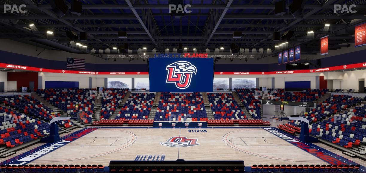 Liberty Arena - Section Loge Box 6 Seat View